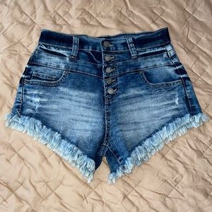 High rise mini short.